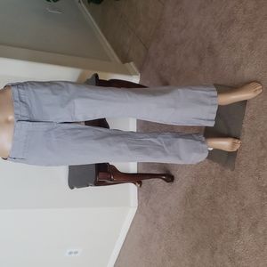 J. Crew 8 city fit stretch light gray boot cut slacks